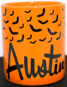 ORANGE BAT MUG